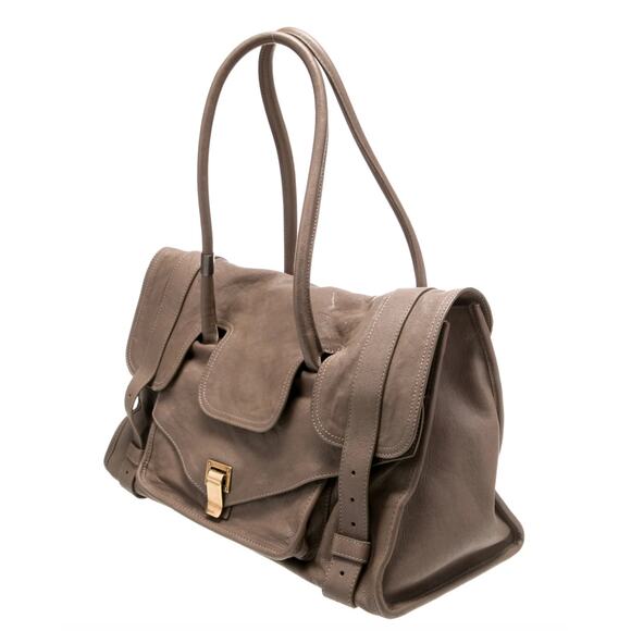 Proenza Schouler PS1 Keep All Taupe Satchel Italy Mushroom Taupe - Picture 4 of 11